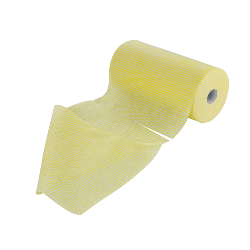 Bamboo Fiber/Viscose Polyester Oil-Resistant Non Woven Cleaning Roll
