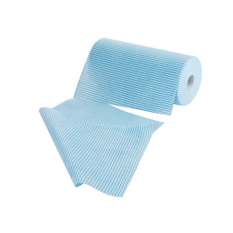 Bamboo Fiber/Viscose Polyester Oil-Resistant Non Woven Cleaning Roll