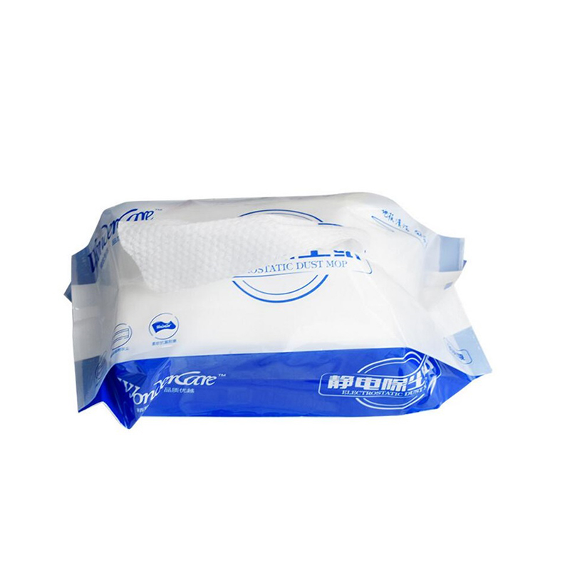 Mabilis na paglilinis ng streak-free na alikabok-nakakaakit na sahig dry wipe para sa mopping